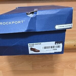 Rockport Men's Palmer Venetian Leather Slip-On Loafers - Cognac